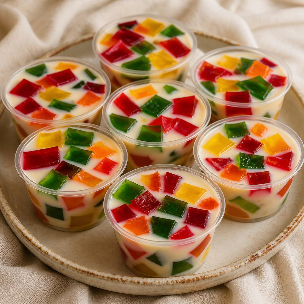 Mosaic Jello Cups